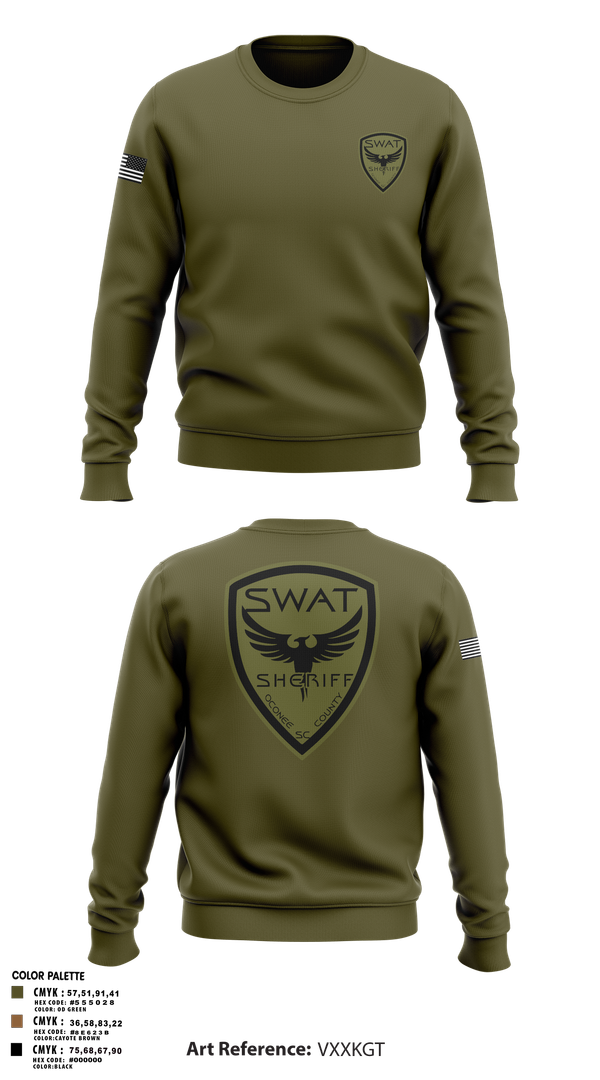Crew Neck Sweatshirt, SWAT, , Teamtime, Team time, sublimation, custom sports apparel, team uniforms, spirit wear, spiritwear, sports uniforms, custom shirts, team store, custom team store, fundraiser sports, apparel fundraiser