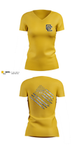 4th brigade Goose Creek High School JROTC Women's Short Sleeve V-neck Shirt - 4