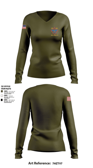 Womens Long Sleeve Vneck Shirt, Scouts BSA, Spirit Store, Teamtime, Team time, sublimation, custom sports apparel, team uniforms, spirit wear, spiritwear, sports uniforms, custom shirts, team store, custom team store, fundraiser sports, apparel fundraiser
