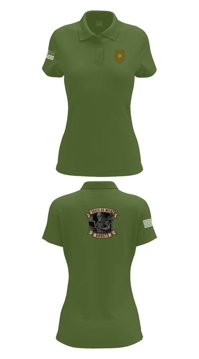 504th GS MICO 91776475 Women's Short Sleeve Performance Polo  - 55
