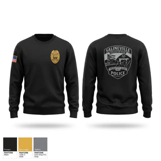 Crew Neck Sweatshirt, SALINEVILLE, Police, Teamtime, Team time, sublimation, custom sports apparel, team uniforms, spirit wear, spiritwear, sports uniforms, custom shirts, team store, custom team store, fundraiser sports, apparel fundraiser