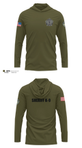Washington County SO Maine K9 Unit Long Sleeve hooded sunshirt - 14