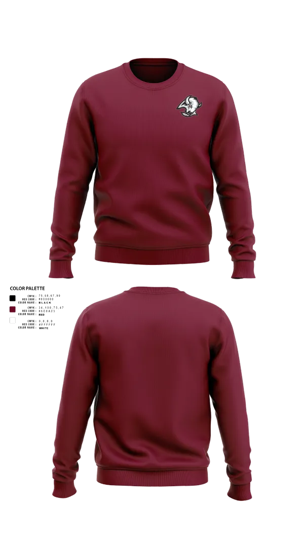 Crew Neck Sweatshirt, Rawlins County Senior High School, Spirit Store, Teamtime, Team time, sublimation, custom sports apparel, team uniforms, spirit wear, spiritwear, sports uniforms, custom shirts, team store, custom team store, fundraiser sports, apparel fundraiser