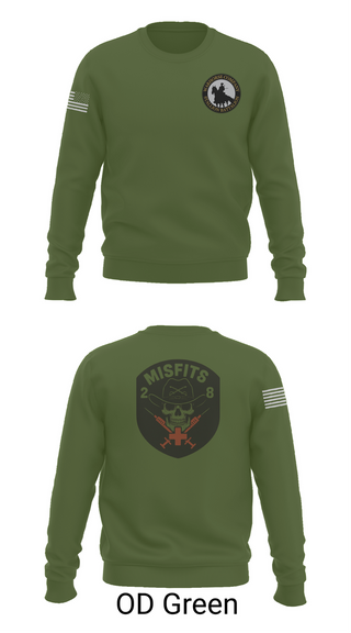 Crew Neck Sweatshirt, 2-8 Cav, HHC, Medic Platoon, , Teamtime, Team time, sublimation, custom sports apparel, team uniforms, spirit wear, spiritwear, sports uniforms, custom shirts, team store, custom team store, fundraiser sports, apparel fundraiser