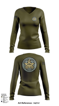 HCPA Swat 1437477 Women's Long Sleeve V-neck Shirt - 101