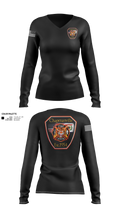 Chapmanville Fire Department Women's Long Sleeve V-neck Shirt - 21