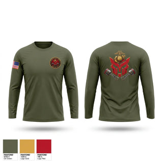 Long Sleeve Performance Shirt, 6th Engineer support company, Marines, Teamtime, Team time, sublimation, custom sports apparel, team uniforms, spirit wear, spiritwear, sports uniforms, custom shirts, team store, custom team store, fundraiser sports, apparel fundraiser