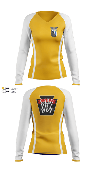 Womens Long Sleeve Vneck Shirt, Miners, Men's Basketball, Teamtime, Team time, sublimation, custom sports apparel, team uniforms, spirit wear, spiritwear, sports uniforms, custom shirts, team store, custom team store, fundraiser sports, apparel fundraiser