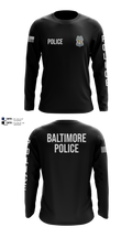 Baltimore Police Department 87844161 Long Sleeve Performance Shirt 108