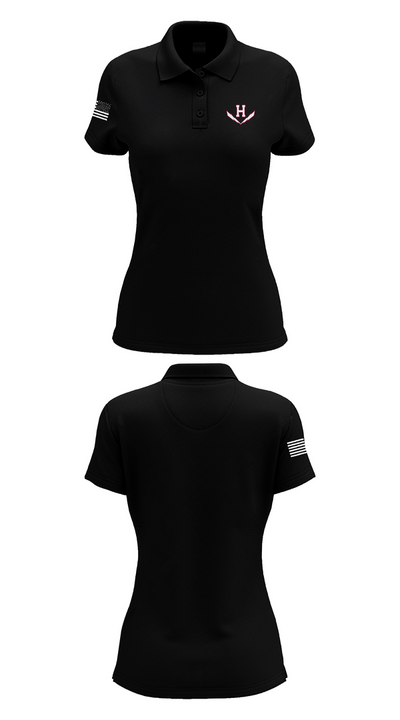 BlueStreaks 19797943 Women's Short Sleeve Performance Polo  - 36