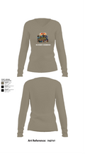 USA Dwight d eisenhower 96831830 Women's Long Sleeve V-neck Shirt - 59
