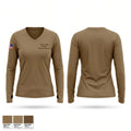 Falkville Police Department Women's Long Sleeve V-neck Shirt - 1