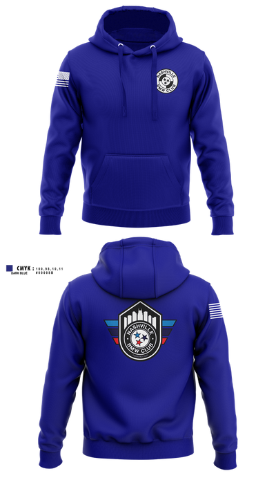 BMW Club of Nashville 77939303 Hoodie - 1