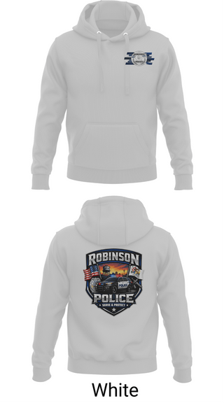 Hoodie, Robinson Police Department, Police, Teamtime, Team time, sublimation, custom sports apparel, team uniforms, spirit wear, spiritwear, sports uniforms, custom shirts, team store, custom team store, fundraiser sports, apparel fundraiser