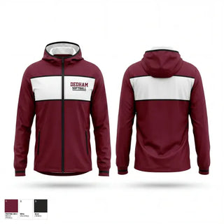 Windbreaker, Dedham Softball, Softball, Teamtime, Team time, sublimation, custom sports apparel, team uniforms, spirit wear, spiritwear, sports uniforms, custom shirts, team store, custom team store, fundraiser sports, apparel fundraiser