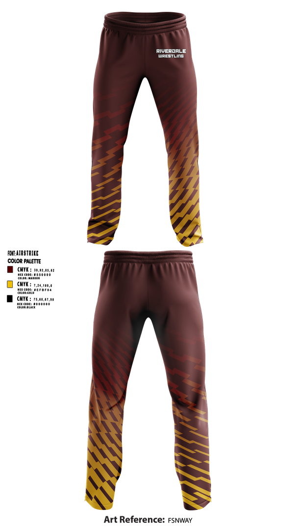 Sweatpants, Riverdale Wrestling Club, Wrestling, Teamtime, Team time, sublimation, custom sports apparel, team uniforms, spirit wear, spiritwear, sports uniforms, custom shirts, team store, custom team store, fundraiser sports, apparel fundraiser
