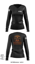572nd 81334330 Women's Long Sleeve V-neck Shirt - 102