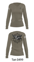 sert 65452085 Women's Long Sleeve V-neck Shirt - 73