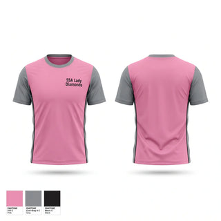 Short Sleeve Performance Shirt, SSA Lady Diamonds, Women's Basketball, Teamtime, Team time, sublimation, custom sports apparel, team uniforms, spirit wear, spiritwear, sports uniforms, custom shirts, team store, custom team store, fundraiser sports, apparel fundraiser