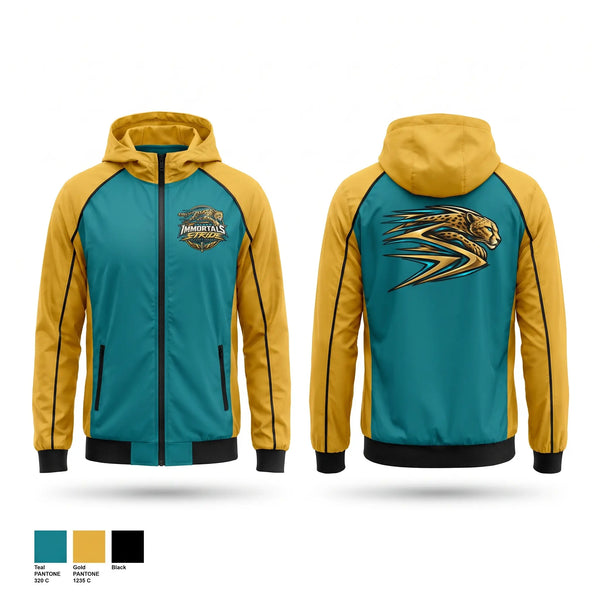 Windbreaker, Inland Immortals STRIDE, Track & Field, Teamtime, Team time, sublimation, custom sports apparel, team uniforms, spirit wear, spiritwear, sports uniforms, custom shirts, team store, custom team store, fundraiser sports, apparel fundraiser