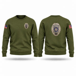 Crew Neck Sweatshirt, Forsyth Tech campus Police, Police, Teamtime, Team time, sublimation, custom sports apparel, team uniforms, spirit wear, spiritwear, sports uniforms, custom shirts, team store, custom team store, fundraiser sports, apparel fundraiser