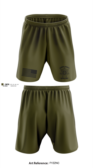 Athletic Shorts With Pockets, Harris County Sheriff’s Bomb Unit, Police, Teamtime, Team time, sublimation, custom sports apparel, team uniforms, spirit wear, spiritwear, sports uniforms, custom shirts, team store, custom team store, fundraiser sports, apparel fundraiser