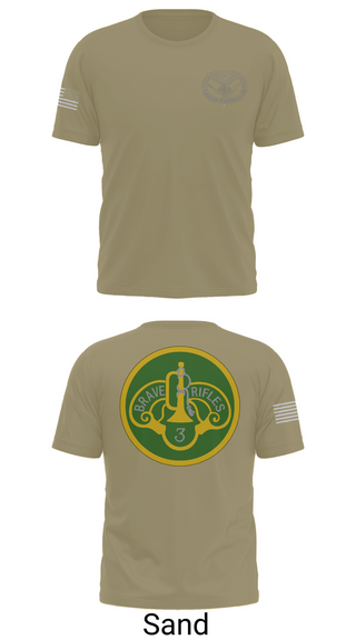Old School Cotton Feel Shirt, 3d Cavalry Regiment, Army, Teamtime, Team time, sublimation, custom sports apparel, team uniforms, spirit wear, spiritwear, sports uniforms, custom shirts, team store, custom team store, fundraiser sports, apparel fundraiser