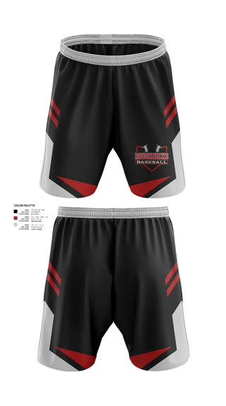 Athletic Shorts With Pockets, Oklahoma Roughnecks, Baseball, Teamtime, Team time, sublimation, custom sports apparel, team uniforms, spirit wear, spiritwear, sports uniforms, custom shirts, team store, custom team store, fundraiser sports, apparel fundraiser