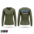 3d Littoral Anti-Air Battalion Women's Long Sleeve V-neck Shirt - 1