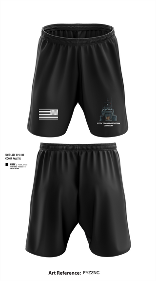 Athletic Shorts With Pockets, 97th Transportation Company, , Teamtime, Team time, sublimation, custom sports apparel, team uniforms, spirit wear, spiritwear, sports uniforms, custom shirts, team store, custom team store, fundraiser sports, apparel fundraiser