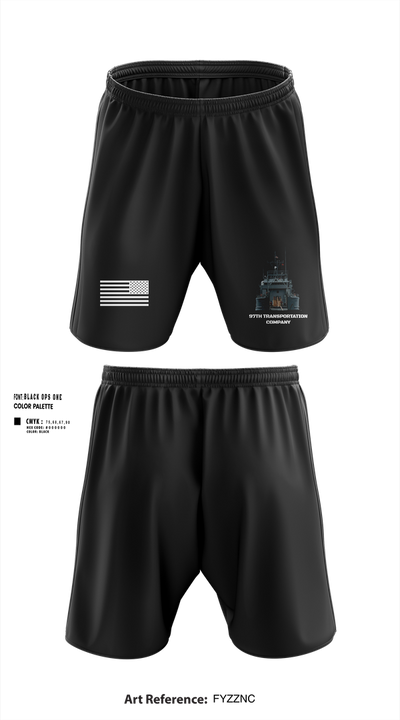 97th Transportation Company Athletic Shorts With Pockets - 100