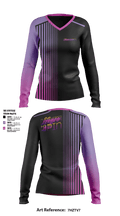 House of Spin 36208054 Women's Long Sleeve V-neck Shirt - 2