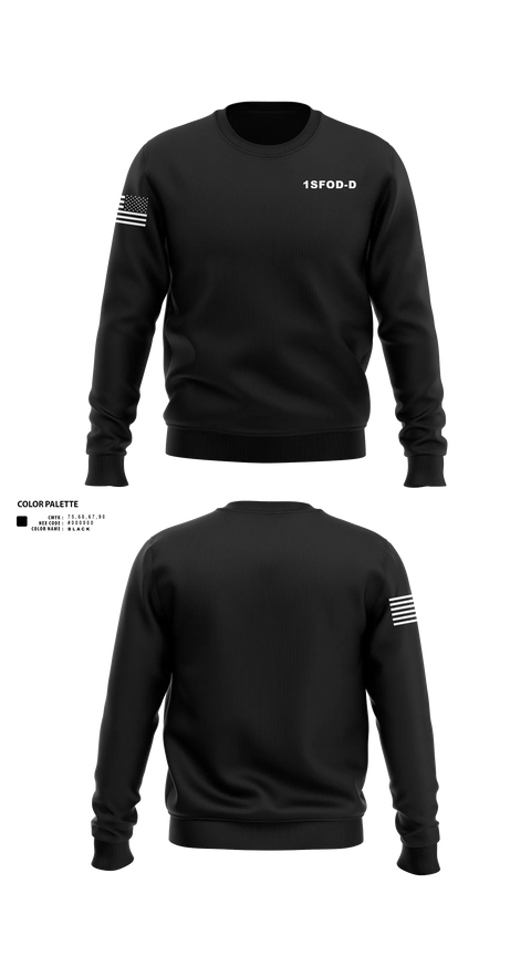 Crew Neck Sweatshirt, SFOD-D, Air Force, Teamtime, Team time, sublimation, custom sports apparel, team uniforms, spirit wear, spiritwear, sports uniforms, custom shirts, team store, custom team store, fundraiser sports, apparel fundraiser