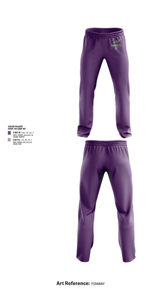 Sweatpants, Knights Baseball Club, Baseball, Teamtime, Team time, sublimation, custom sports apparel, team uniforms, spirit wear, spiritwear, sports uniforms, custom shirts, team store, custom team store, fundraiser sports, apparel fundraiser