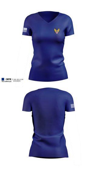 Womens Short Sleeve Vneck Shirt, GA-956, Air Force, Teamtime, Team time, sublimation, custom sports apparel, team uniforms, spirit wear, spiritwear, sports uniforms, custom shirts, team store, custom team store, fundraiser sports, apparel fundraiser