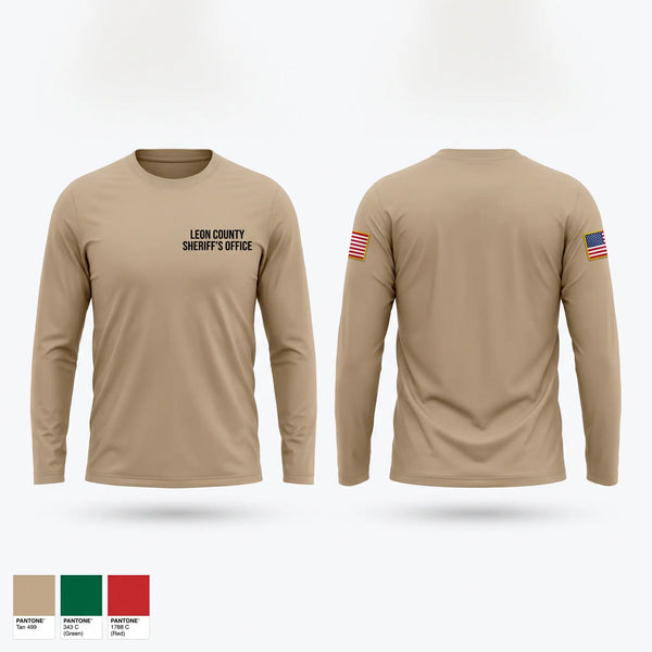 Long Sleeve Performance Shirt, Leon County Sheriff's Office, Police, Teamtime, Team time, sublimation, custom sports apparel, team uniforms, spirit wear, spiritwear, sports uniforms, custom shirts, team store, custom team store, fundraiser sports, apparel fundraiser