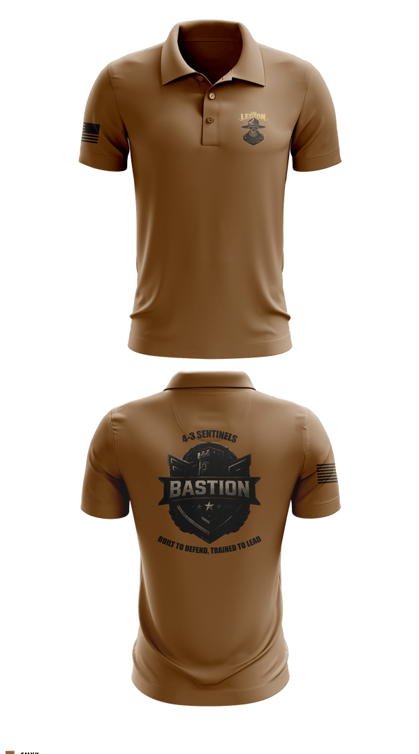 Short Sleeve Performance Polo, 3 Squad, Legion Platoon, Army, Teamtime, Team time, sublimation, custom sports apparel, team uniforms, spirit wear, spiritwear, sports uniforms, custom shirts, team store, custom team store, fundraiser sports, apparel fundraiser