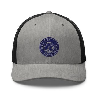 North Port Jr Bobcats 24422472 Retro Trucker Hat | Yupoong 6606