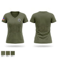 Crawford county investigations bureau Women's Short Sleeve V-neck Shirt - 1