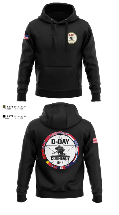 D-Day Ohio, Inc Hoodie - 3