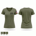 Klamath Tribal Police Department Women's Short Sleeve V-neck Shirt - 1