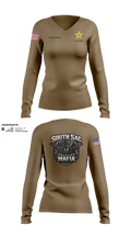 SAC SOUTH 26897599 Women's Long Sleeve V-neck Shirt - 7