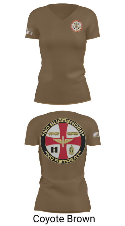 Echo 2-501st GSAB 24496005 Women's Short Sleeve V-neck Shirt - 8