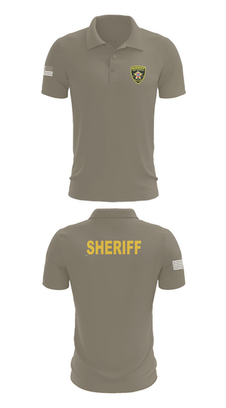 Short Sleeve Performance Polo, San Jacinto County Sheriff's Office, Police, Teamtime, Team time, sublimation, custom sports apparel, team uniforms, spirit wear, spiritwear, sports uniforms, custom shirts, team store, custom team store, fundraiser sports, apparel fundraiser