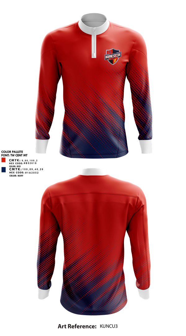 Quarter Zip Jacket, Boerne Soccer Club, Men's Soccer, Teamtime, Team time, sublimation, custom sports apparel, team uniforms, spirit wear, spiritwear, sports uniforms, custom shirts, team store, custom team store, fundraiser sports, apparel fundraiser