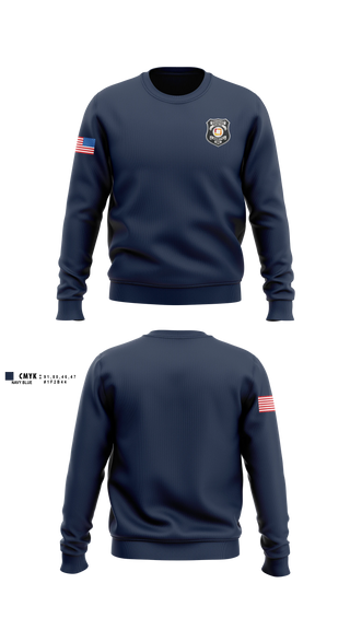 Crew Neck Sweatshirt, Public Safety, Police, Teamtime, Team time, sublimation, custom sports apparel, team uniforms, spirit wear, spiritwear, sports uniforms, custom shirts, team store, custom team store, fundraiser sports, apparel fundraiser