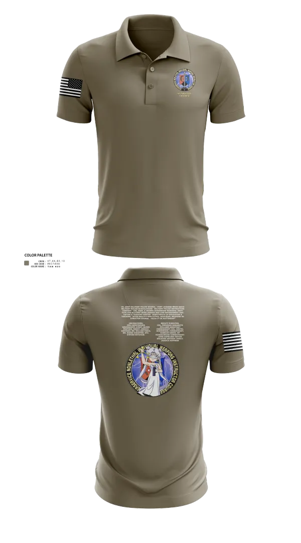 Short Sleeve Performance Polo, Fort Leonard Wood Basic Military Police Schoolhouse Instructors & Faculty, , Teamtime, Team time, sublimation, custom sports apparel, team uniforms, spirit wear, spiritwear, sports uniforms, custom shirts, team store, custom team store, fundraiser sports, apparel fundraiser