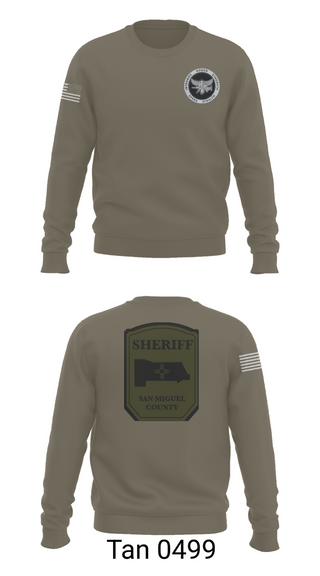 Crew Neck Sweatshirt, San Miguel County Tactical Team, Police, Teamtime, Team time, sublimation, custom sports apparel, team uniforms, spirit wear, spiritwear, sports uniforms, custom shirts, team store, custom team store, fundraiser sports, apparel fundraiser