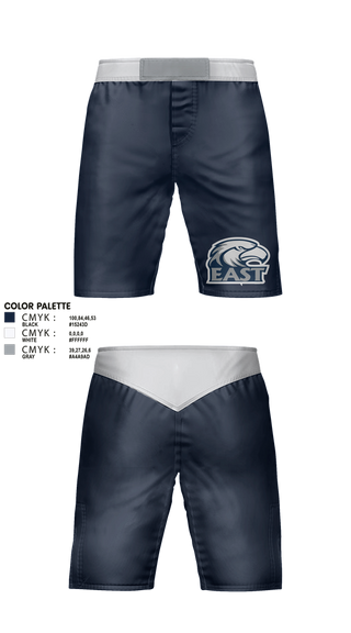 Fight Shorts, East Jackson Wrestling, Wrestling, Teamtime, Team time, sublimation, custom sports apparel, team uniforms, spirit wear, spiritwear, sports uniforms, custom shirts, team store, custom team store, fundraiser sports, apparel fundraiser