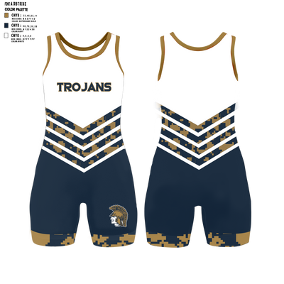 Antonito Trojans Wrestling Singlet - 11